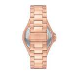  Shop Authentic Michael Kors Lennox Chronograph Black Dial Rose Gold Steel Strap Watch For Men - MK8940 - Luxxuri