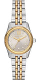  Shop Authentic Michael Kors Lexington Three-Hand Silver Dial Two Tone Steel Strap Watch for Women - MK4815 - Luxxuri