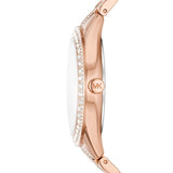  Shop Authentic Michael Kors Harlowe Rose Gold Dial Rose Gold Steel Strap Watch For Women - MK4710 - Luxxuri