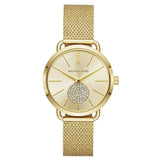  Shop Authentic Michael Kors Portia Gold Dial Gold Mesh Bracelet Watch for Women - MK3844 - Luxxuri