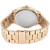  Shop Authentic Michael Kors Slim Runway Quartz Blue Dial Rose Gold Steel Strap Watch For Women - MK3494 - Luxxuri
