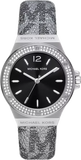  Shop Authentic Michael Kors Lennox Quartz Black Dial Grey Leather Strap Watch For Women - MK7309 - Luxxuri