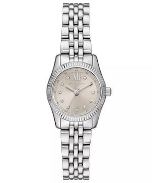  Shop Authentic Michael Kors Lexington Three-Hand Silver Dial Silver Steel Strap Watch for Women - MK4843 - Luxxuri