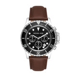  Shop Authentic Michael Kors Everest Chronograph Black Dial Brown Leather Strap Watch For Men - MK9054 - Luxxuri