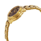  Shop Authentic Michael Kors Runway Mercer Analog Brown Dial Gold Steel Strap Watch For Women - MK6855 - Luxxuri