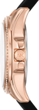  Shop Authentic Michael Kors Mini Pilot Black Dial Black Silicone Strap Watch For Women - MK7373 - Luxxuri