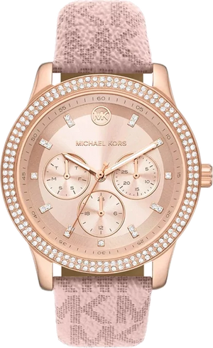  Shop Authentic Michael Kors Tibby Multifunction Rose Gold Dial Pink Leather Strap Watch For Women - MK2955 - Luxxuri