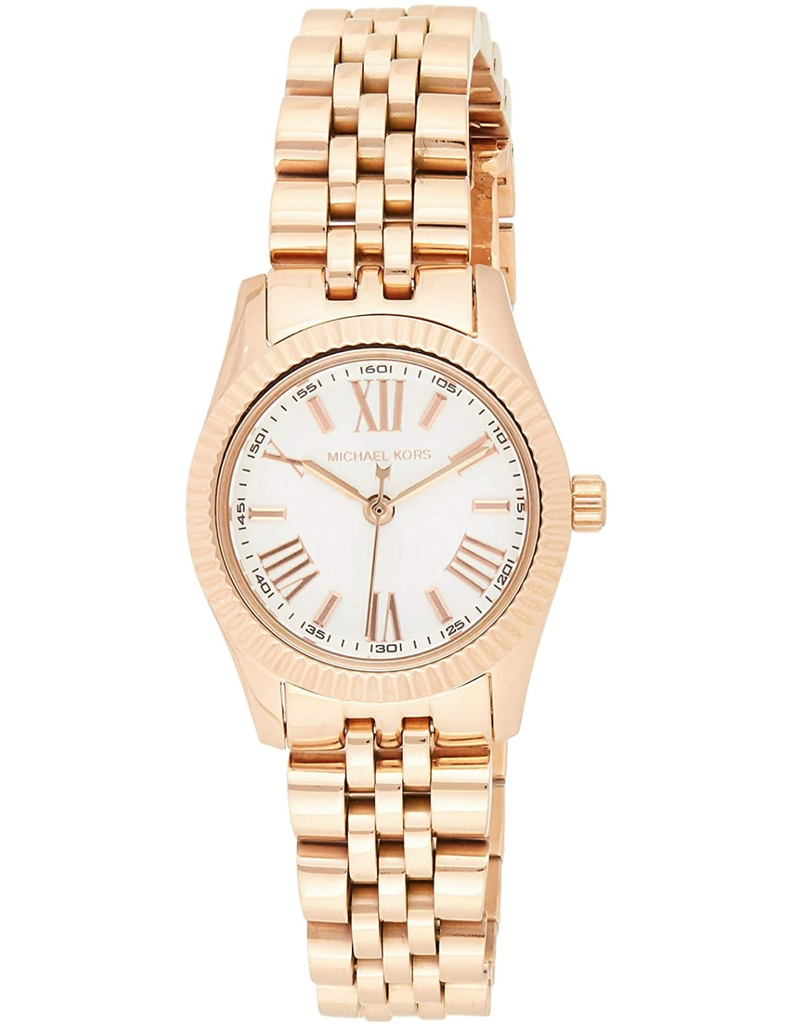  Shop Authentic Michael Kors Lexington Quartz White Dial Rose Gold Steel Strap Watch For Women - MK3230 - Luxxuri