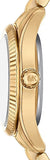  Shop Authentic Michael Kors Lexington Three-Hand Blue Dial Gold Steel Strap Watch for Women - MK4802 - Luxxuri