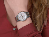  Shop Authentic Michael Kors Ritz Chronograph White Dial Two Tone Steel Strap Watch for Women - MK5057 - Luxxuri