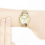  Shop Authentic Michael Kors Blair Gold Dial Gold Steel Strap Watch for Women - MK5639 - Luxxuri