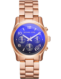  Shop Authentic Michael Kors Runway Iridescent Dial Rose Gold Steel Strap Watch for Women - MK5940 - Luxxuri