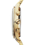  Shop Authentic Michael Kors Brinkley Diamonds Gold Dial Gold Steel Strap Watch for Women - MK6187 - Luxxuri