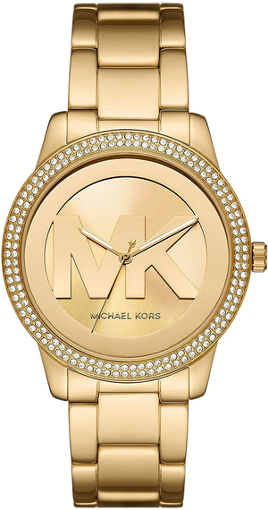  Shop Authentic Michael Kors Tibby Three Hand Gold Dial Gold Steel Strap Watch For Women - MK6879 - Luxxuri