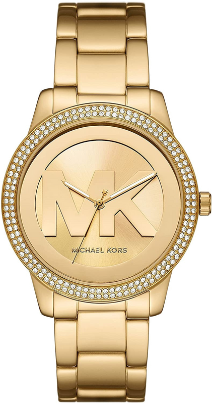  Shop Authentic Michael Kors Tibby Three Hand Gold Dial Gold Steel Strap Watch For Women - MK6879 - Luxxuri