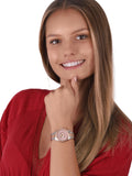  Shop Authentic Michael Kors Layton Three Hand Pink Dial Two Tone Steel Strap Watch For Women - MK6894 - Luxxuri