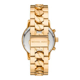  Shop Authentic Michael Kors Ritz Chronograph Gold Dial Gold Steel Strap Watch For Women - MK6937 - Luxxuri