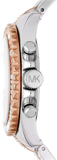 Shop Authentic Michael Kors Everest Chronograph Silver Dial Two Tone Steel Strap Watch For Women - MK6975 - Luxxuri