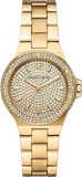  Shop Authentic Michael Kors Lennox Three Hand Gold Dial Gold Steel Strap Watch For Women - MK7289 - Luxxuri