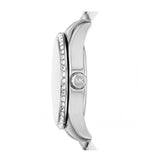 Shop Authentic Michael Kors Lexington Lux Three Hand Mother of Pearl Silver Dial Silver Steel Strap Watch for Women - MK7445 - Luxxuri