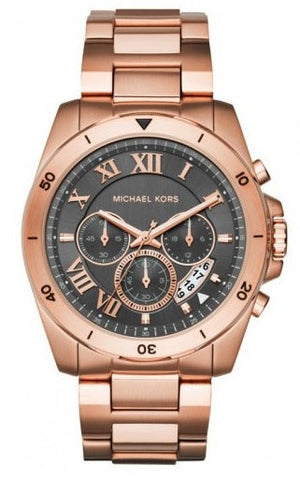  Shop Authentic Michael Kors Brecken Chronograph Analog Black Dial Rose Gold Steel Strap Watch For Women - MK8563 - Luxxuri