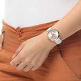  Shop Authentic Michael Kors Portia Rose Gold Dial White Leather Strap Watch For Women - MK2660 - Luxxuri