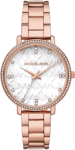  Shop Authentic Michael Kors Pyper Three-Hand White Dial Rose Gold Steel Strap Watch For Women - MK4594 - Luxxuri