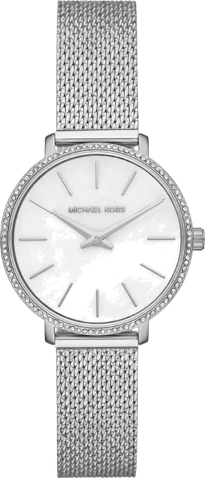  Shop Authentic Michael Kors Pyper Quartz Mother of Pearl White Dial Silver Mesh Strap Watch For Women - MK4618 - Luxxuri
