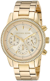  Shop Authentic Michael Kors Ritz Gold Dial Gold Steel Strap Watch for Women - MK6356 - Luxxuri