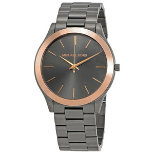 Shop Authentic Michael Kors Runway Quartz Grey Dial Grey Steel Strap Watch For Women - MK8576 - Luxxuri