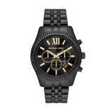  Shop Authentic Michael Kors Lexington Chronograph Black Dial Black Steel Strap Watch for Men - MK8603 - Luxxuri