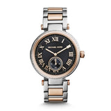  Shop Authentic Michael Kors Skylar Black Dial Two Tone Steel Strap Watch for Women - MK5957 - Luxxuri
