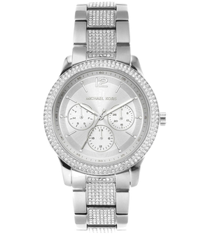  Shop Authentic Michael Kors Tibby Chronograph Silver Dial Silver Steel Strap Watch For Women - MK7294 - Luxxuri