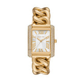  Shop Authentic Michael Kors Emery Three Hand Silver Dial Gold Steel Strap Watch For Women - Mk7300 - Luxxuri