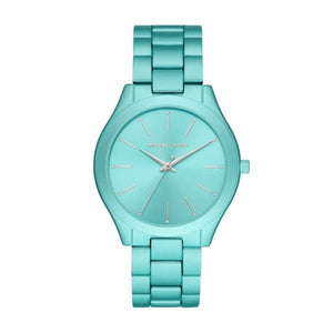 Shop Authentic Michael Kors Slim Runway Blue Dial Blue Steel Strap Watch For Women - MK4525 - Luxxuri