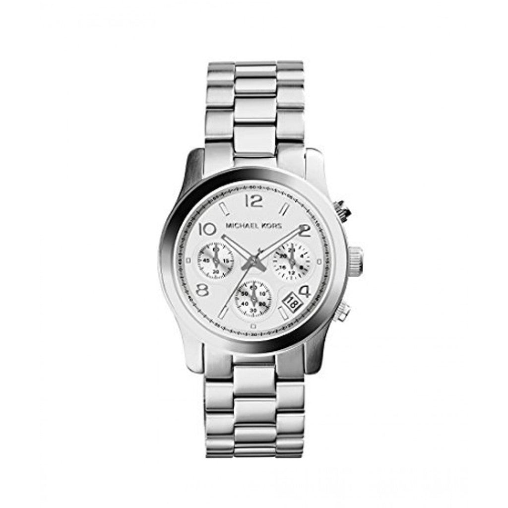  Shop Authentic Michael Kors Runway Silver Dial Silver Steel Strap Watch for Women - MK5076 - Luxxuri