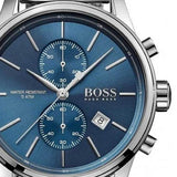  Shop Authentic Hugo Boss Jet Blue Dial Silver Mesh Bracelet Watch for Men - 1513441 - Luxxuri