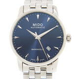  Shop Authentic Mido Baroncelli II Automatic Blue Dial Silver Steel Strap Watch For Men - M8600.4.15.1 - Luxxuri