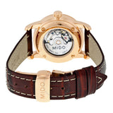  Shop Authentic Mido Baroncelli III Automatic White Dial Brown Leather Strap Watch For Women - M7600.3.26.8 - Luxxuri