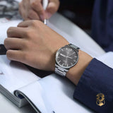  Shop Authentic Mido Commander II Automatic Chronometer Grey Dial Silver Steel Strap Watch For Men - M021.431.11.061.00 - Luxxuri