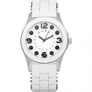  Shop Authentic Marc Jacobs Pelly White Dial White Silicone Strap Watch for Women - MBM2503 - Luxxuri