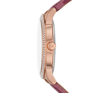  Shop Authentic Michael Kors Tibby Multifunction Red Dial Red Leather Strap Watch For Women - MK2967 - Luxxuri