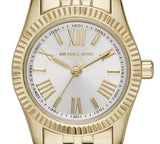  Shop Authentic Michael Kors Lexington Quartz Silver Dial Gold Steel Strap Watch For Women - MK3229 - Luxxuri