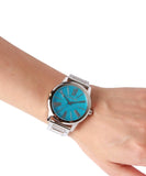  Shop Authentic Michael Kors Hartman Quartz Blue Dial Silver Steel Strap Watch For Women - MK3519 - Luxxuri
