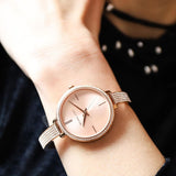  Shop Authentic Michael Kors Jaryn Quartz Rose Gold Dial Rose Gold Steel Strap Watch For Women - MK3785 - Luxxuri