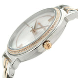  Shop Authentic Michael Kors Cinthia Mother of Pearl Dial Two Tone Steel Strap Watch For Women - MK3831 - Luxxuri