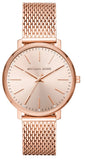  Shop Authentic Michael Kors Pyper Quartz Rose Gold Dial Rose Gold Mesh Strap Watch For Women - MK4340 - Luxxuri
