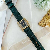  Shop Authentic Michael Kors Emery Quartz Diamonds Green Dial Green Leather Strap Watch For Women - MK4697 - Luxxuri