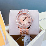  Shop Authentic Michael Kors Harlowe Rose Gold Dial Rose Gold Steel Strap Watch For Women - MK4710 - Luxxuri