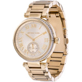  Shop Authentic Michael Kors Skylar Gold Dial Gold Steel Strap Watch for Women - MK5867 - Luxxuri